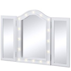 NW BCP WHITE LIGHTED TRIFOLD MIRROR